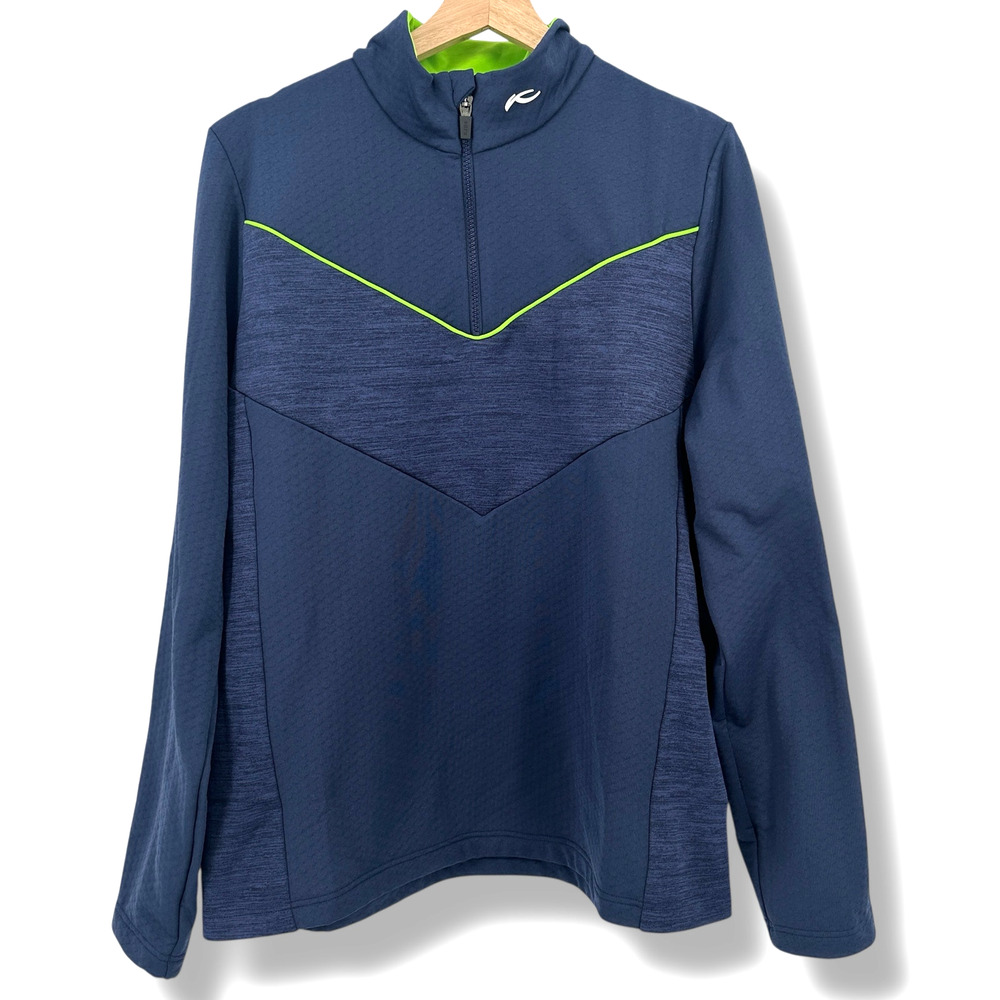 Kjus Damon Midlayer Half Zip Pullover Sweat Shirt Men's Size 50 Medium